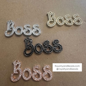 Pave Boss charm-