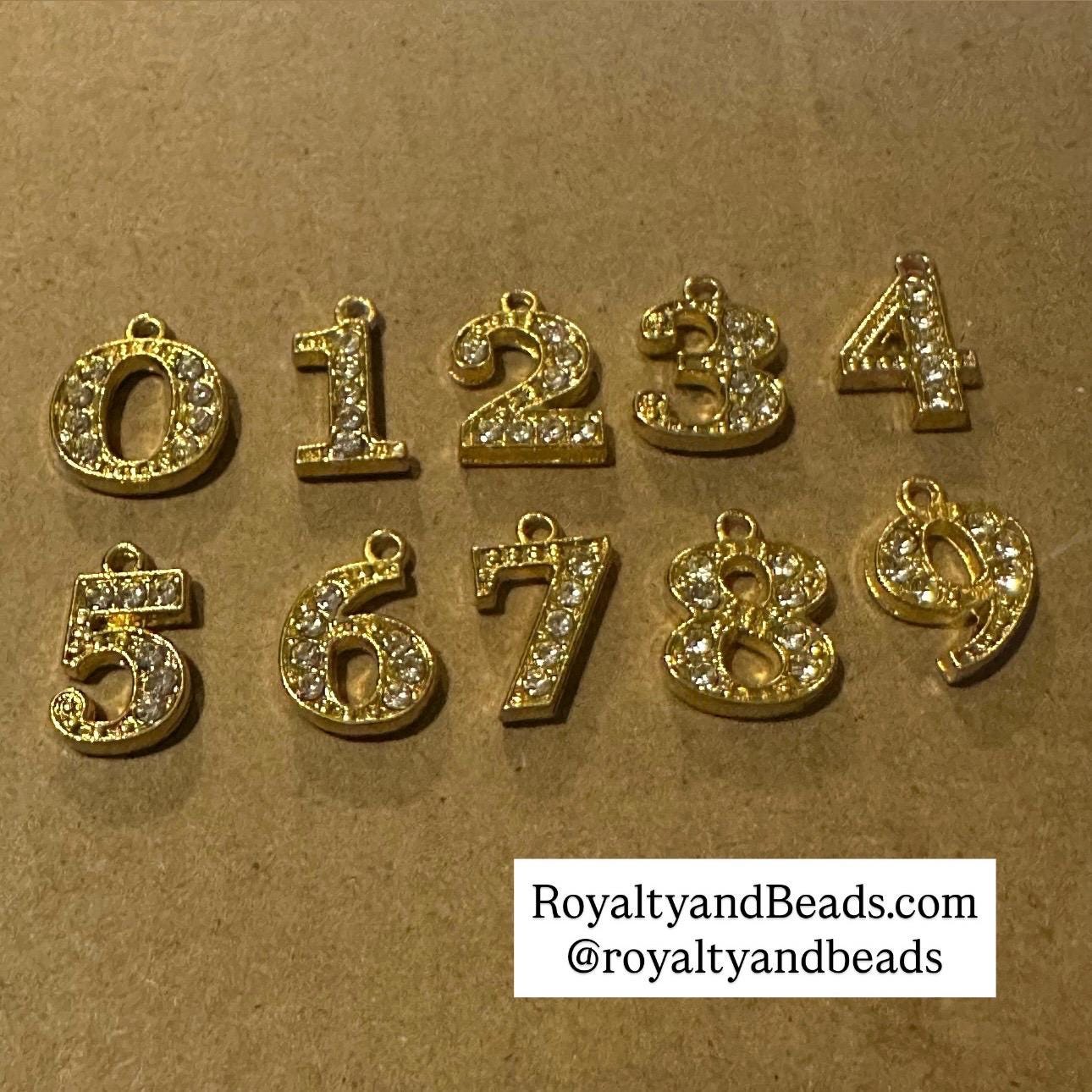 Rhinestone Number Set - Etsy