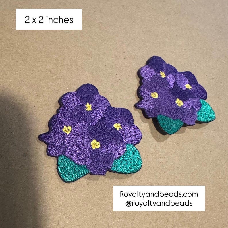 Violet Note Patch New African Violet Iron on Patch - Etsy