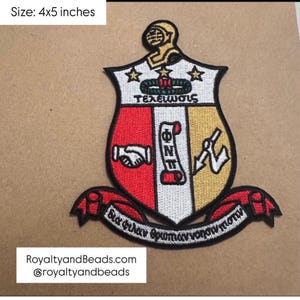 Kappa Alpha Psi patch.