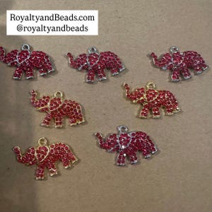 Rhinestone elephants
