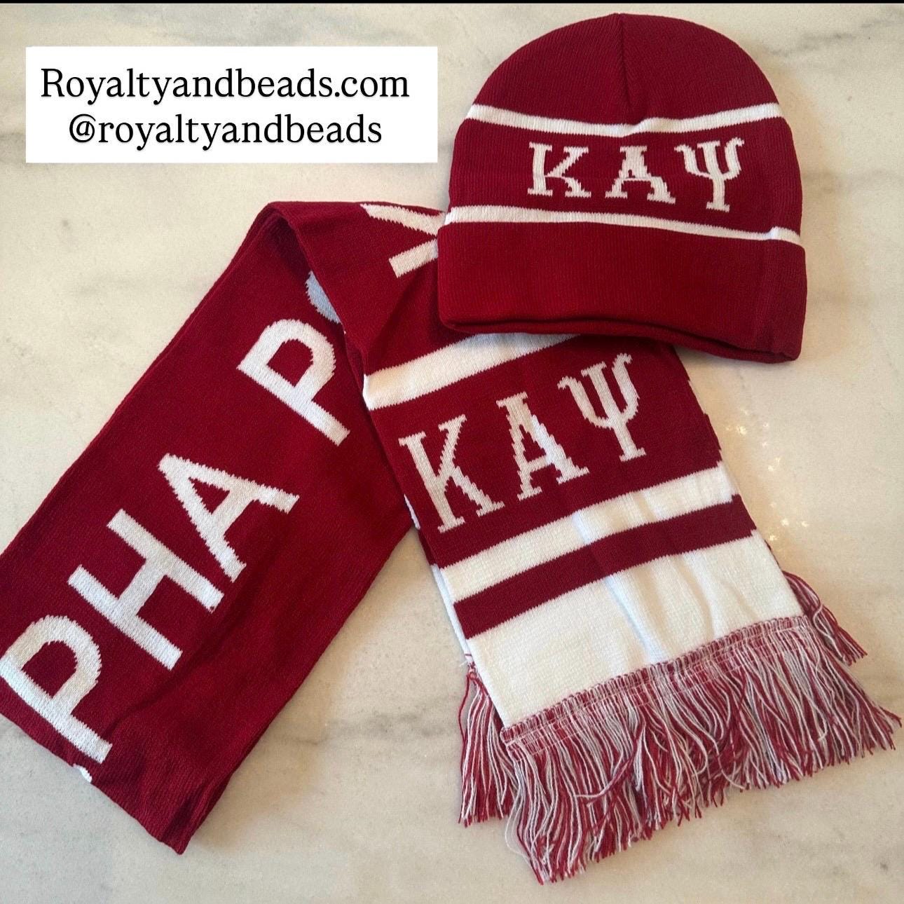 Alpha Kappa Alpha Hat and Scarf