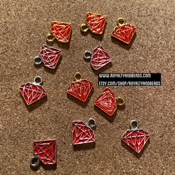 Red diamond charms !