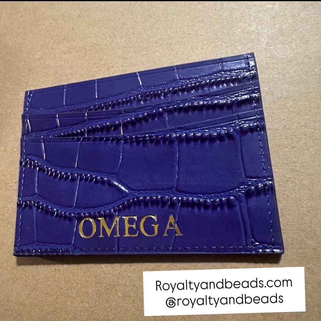 Omega Wallet Leather Omega Wallet. - Etsy