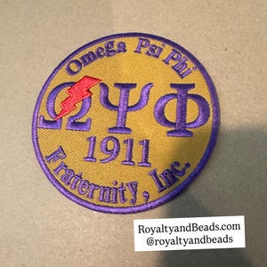 Omega Psi Phi circle patch