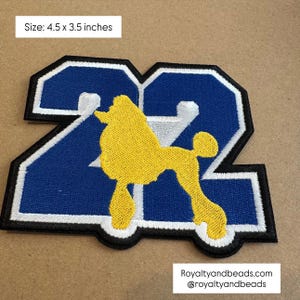 Sigma Gamma Rho poodle patch
