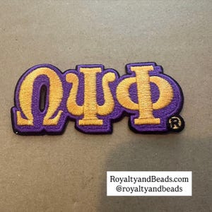 Omega Psi Phi patch