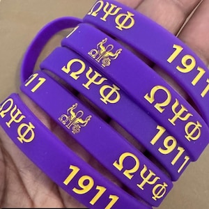 Omega Psi phi wristband