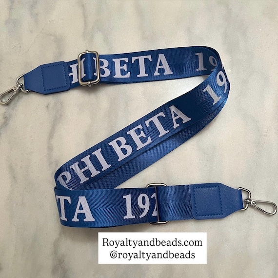 Zeta Phi Beta Bag Strap. - Etsy