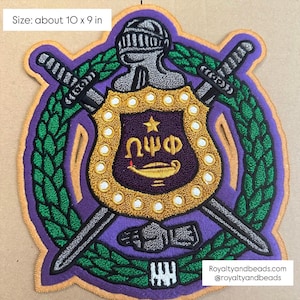 New Omega Psi Phi patch (BIG)