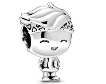 Family Range - Teen Boy Skateboard Charm Bead oder Anhänger in Sterling Silber Kompatibel mit allen europäischen Stil Bettelarmbänder und Halsketten