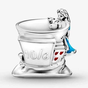 Pandora Alice In Wonderland Drink Me Dangle Charm - Silver S925 ALE - View #7