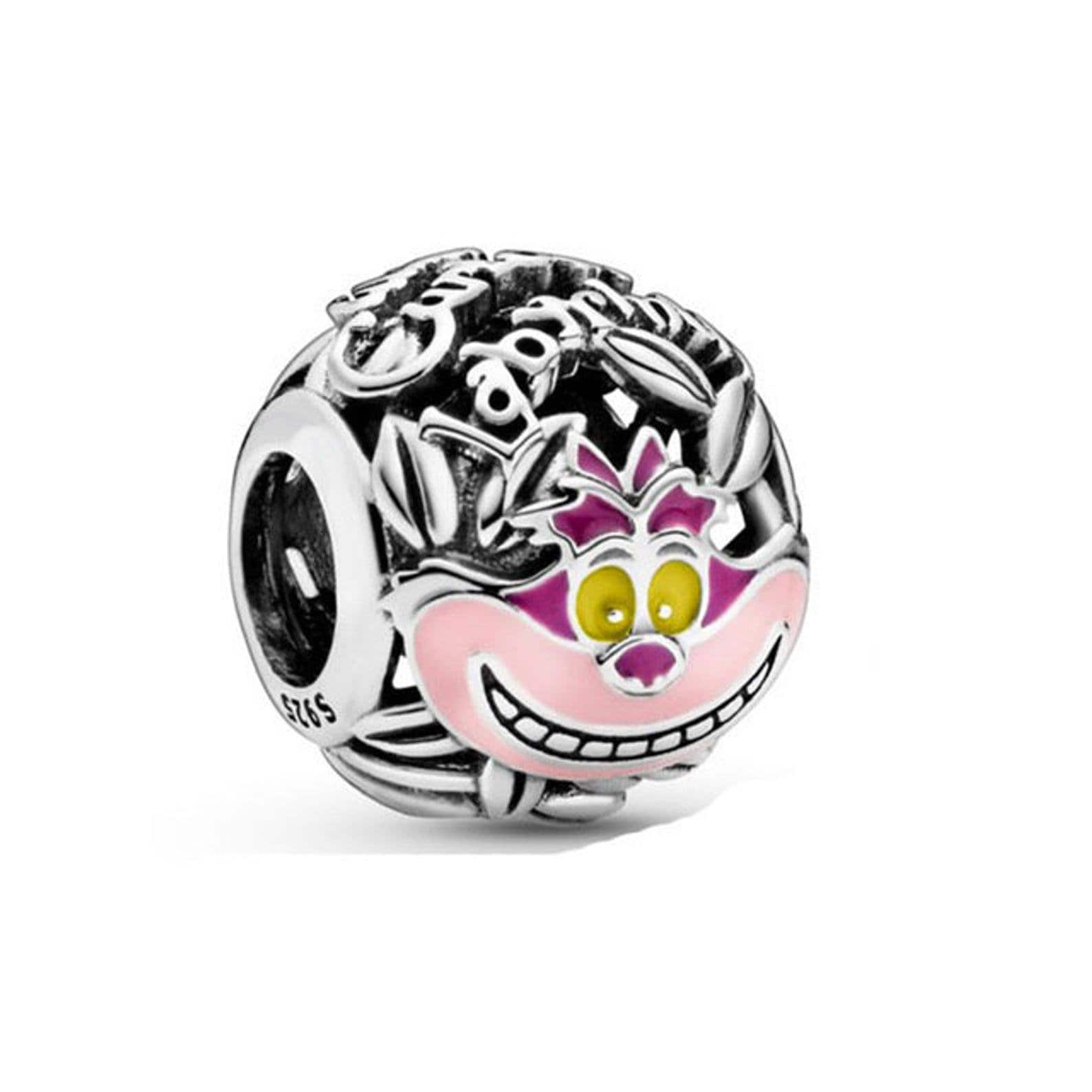 アクセサリー Pandora Disney Parks Cheshire Cat Alice Disney Alice in Wonderland Cheshire Cat Charm