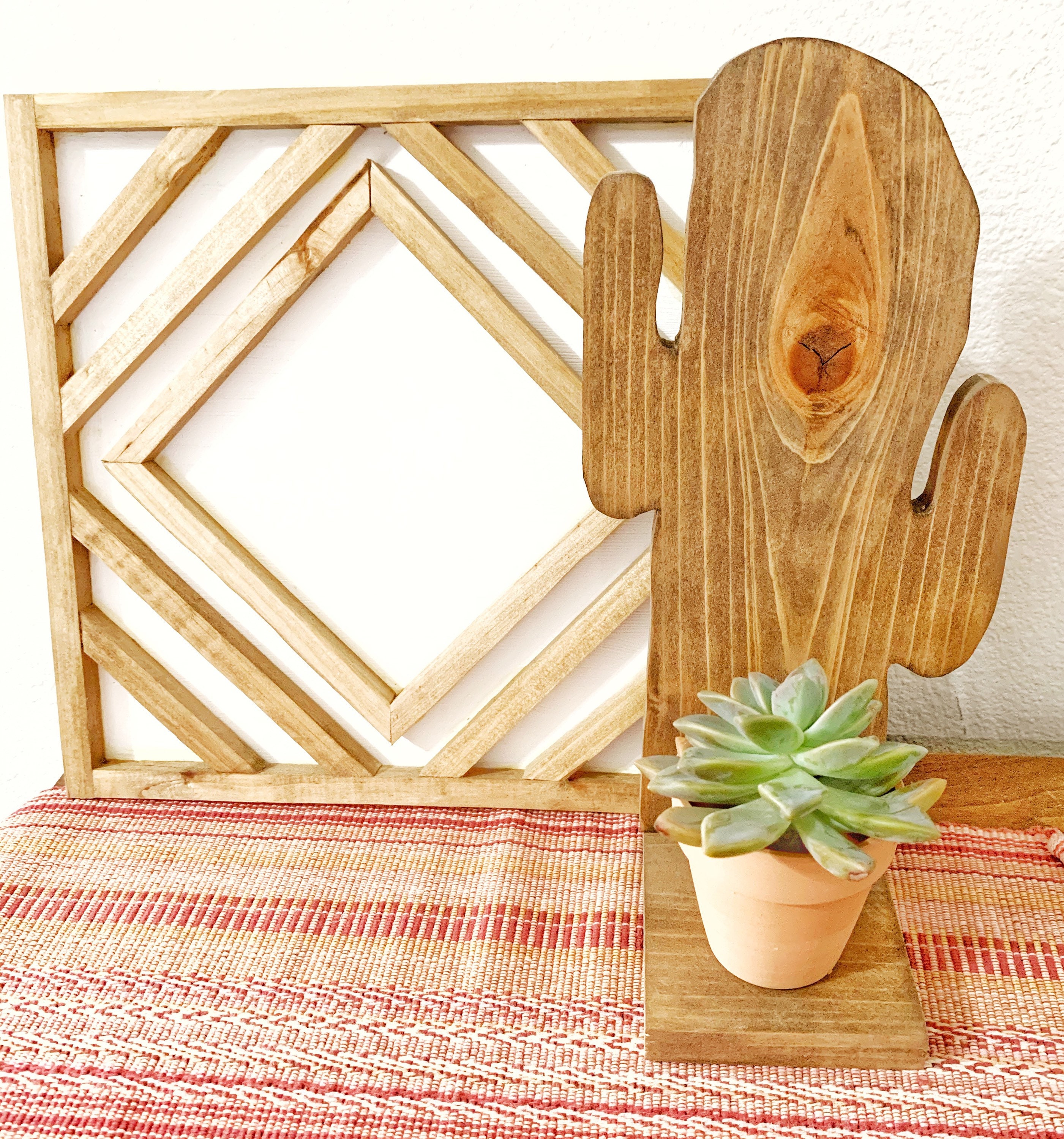 Wooden cactus shelf cactus shelf plant shelf desert decor | Etsy