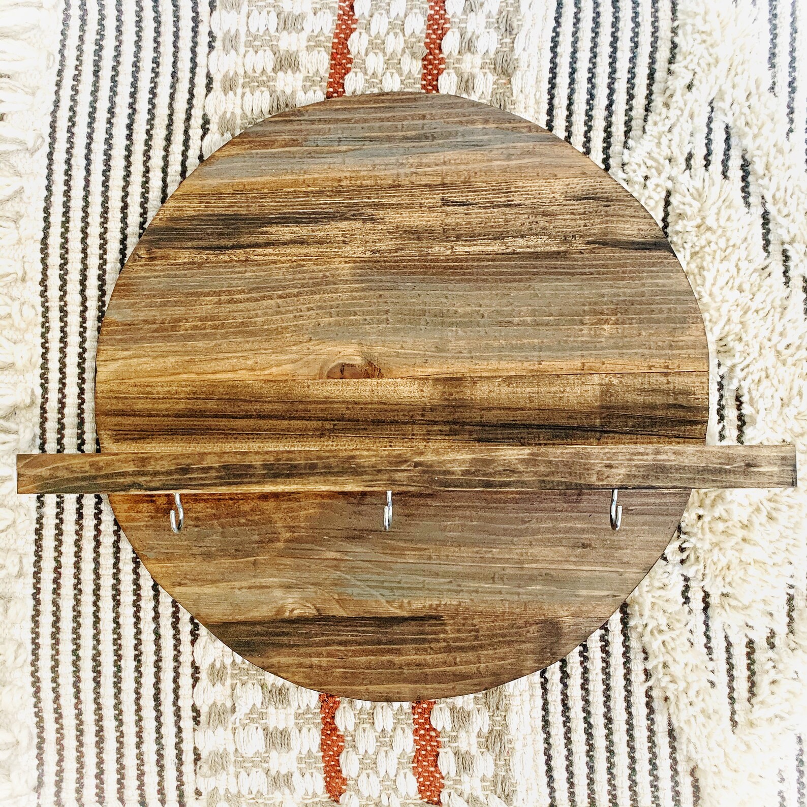 Wooden Circle Shelf Wooden Boho Shelf Round Wooden Shelf Etsy