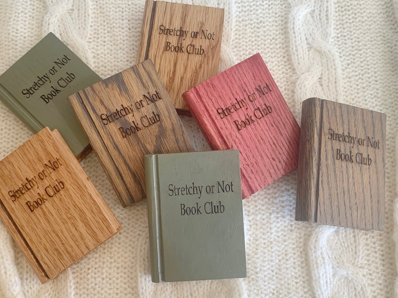 Book coasters wooden bookish gift bookish decor handmade cute coasters-cottage core book coasters wooden books dark academia decor image 9