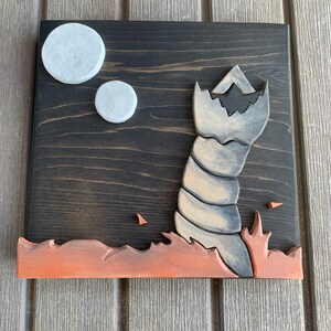 Dune sand worm art frank herberts dune wall decor sandworm wall art shai hulud wall art fan art sci fi art arrakis image 2