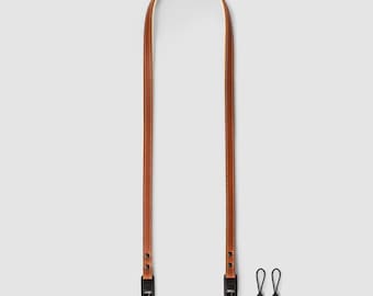 C Coiro Slim Padded Leather Camera Strap with Quick Release, Neck Adjustable Camera Shoulder Strap DSLR SLR