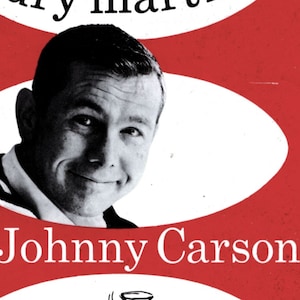 JOHNNY CARSON, Happiness is a Dry Martini, SIGNED, Autographed Book,Inscribed,The Tonight Show,late night Television Host
