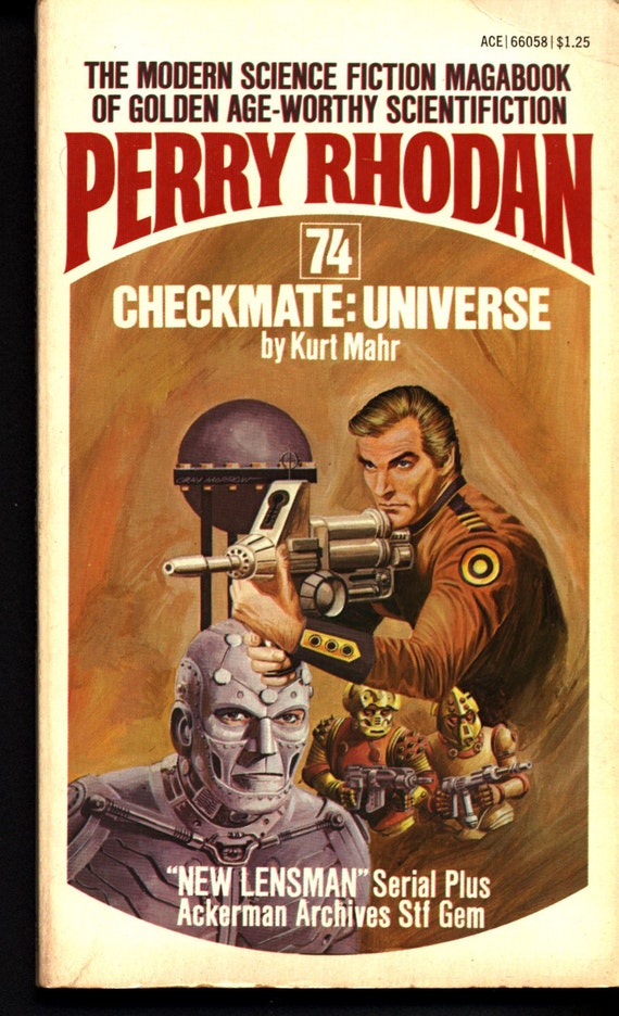 Space Force Major Perry Rhodan 74 Checkmate Universe Science Fiction Space Opera Ace Books Atlan M13 Cluster - 