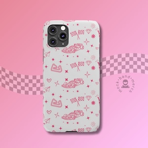 F1 Handytasche F1 Geschenk für sie Pink F1 Merch Formel 1 Girly Pink Y2K Sim Racing Merch Geschenk für F1-Enthusiasten Girly F1 Geschenk
