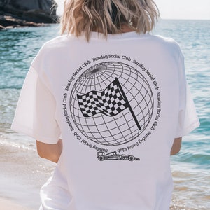 Sonntag Racing Club UNISEX Tee Comfort Colors® Formel 1 Merch Aesthetic F1 Übergroßes T-Shirt Racing Kleidung Paddock Club Formel 1 Geschenk