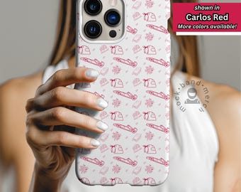 Read Books Watch F1 Phone Cover F1 Romance Gift Bookish Phone Cover F1 merch Formula 1 Phone Case Gift Lando Norris Fan Gift Carlos RED