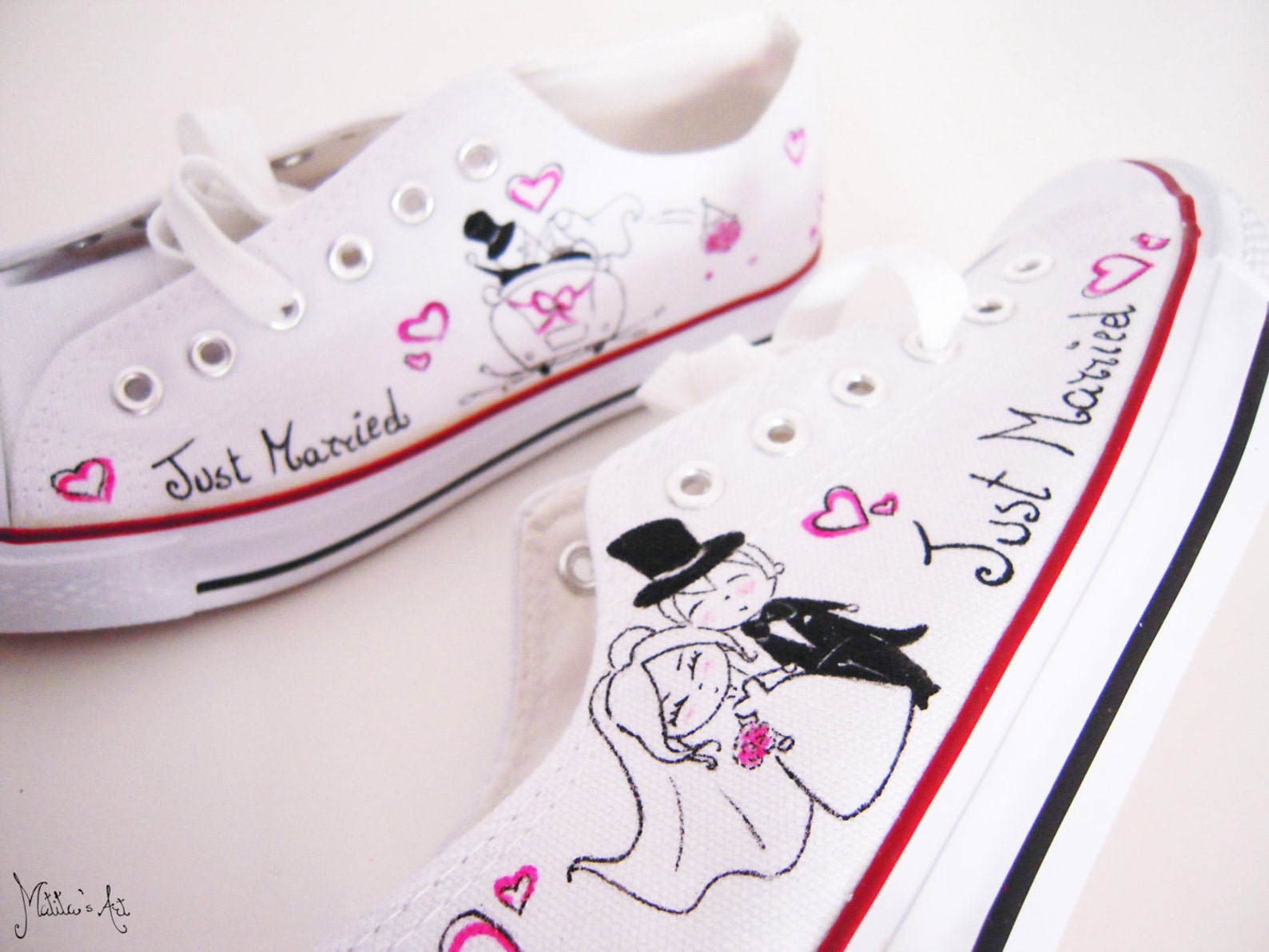 personalized wedding shoes