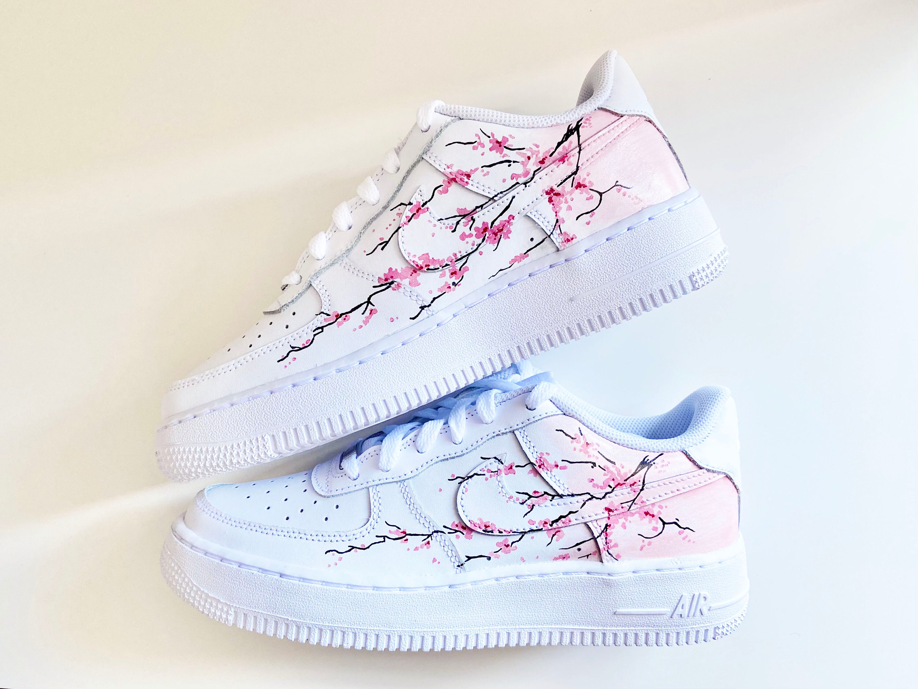 air force 1 blue flower