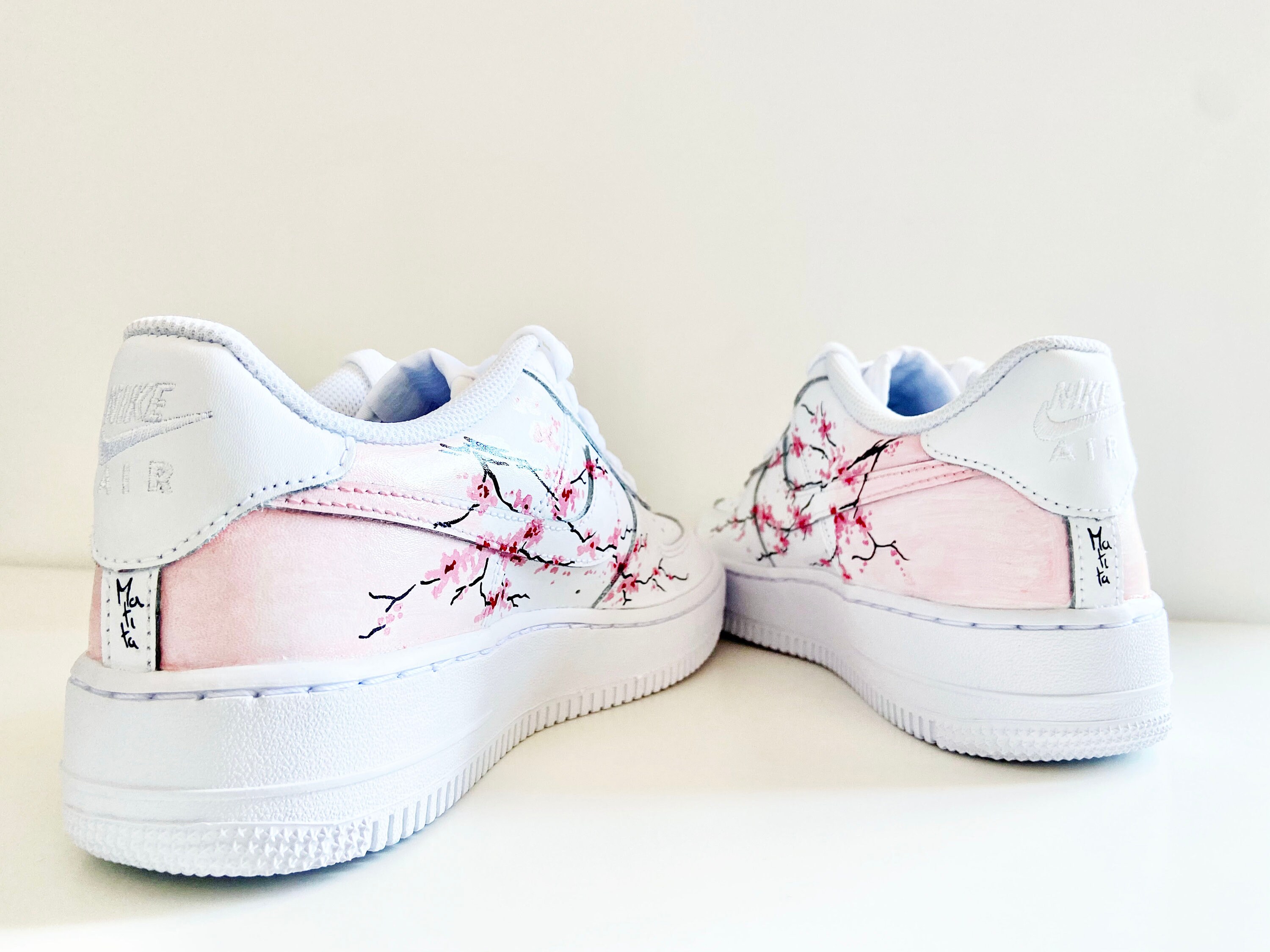 Nike Air Force 1 Flowers / Cherry Blossom Nike / Custom AF1 / | Etsy