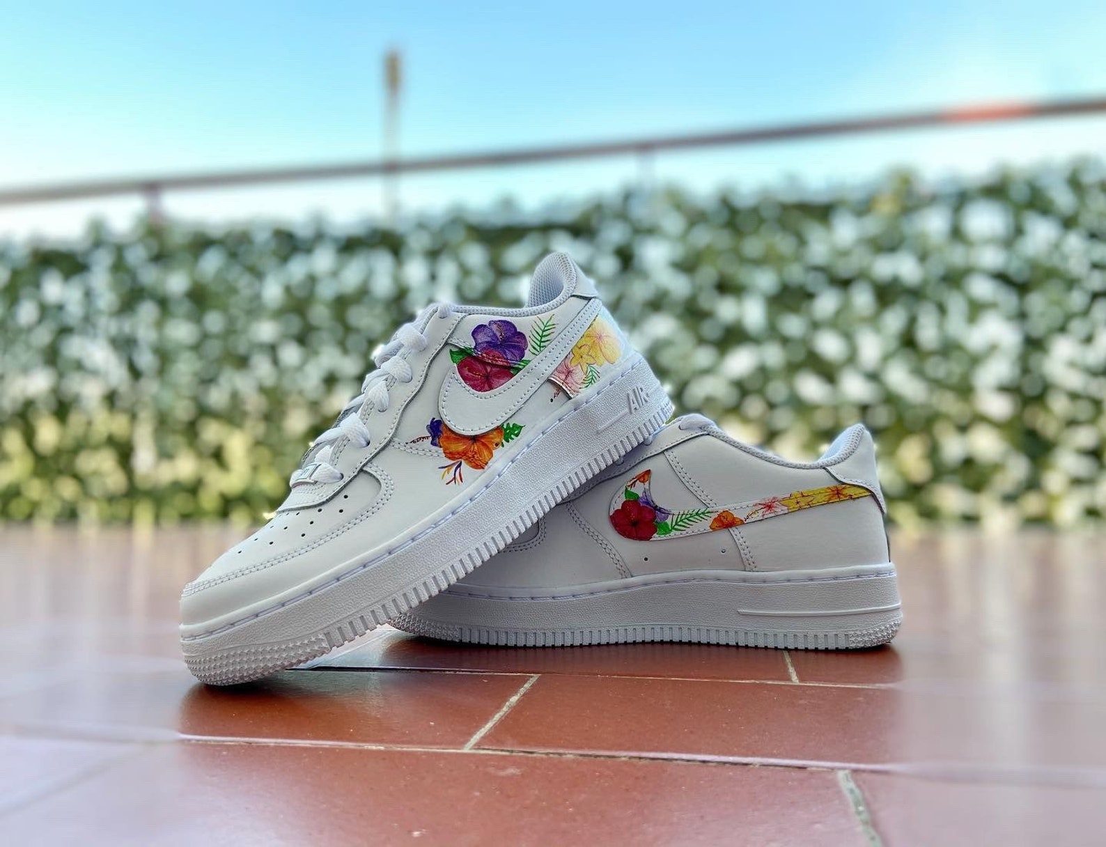 af1 with flowers