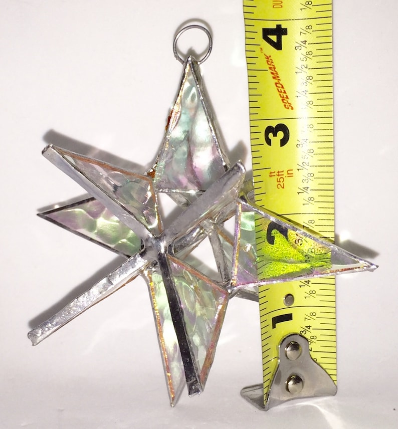 4 1/4 Inch Moravian Stars HANDMADE and Gorgeous These make excellent wedding favors 画像 2