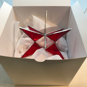 Mährischer Stern 7 cm mit einer Geschenkverpackung! Perfektes Geschenk !