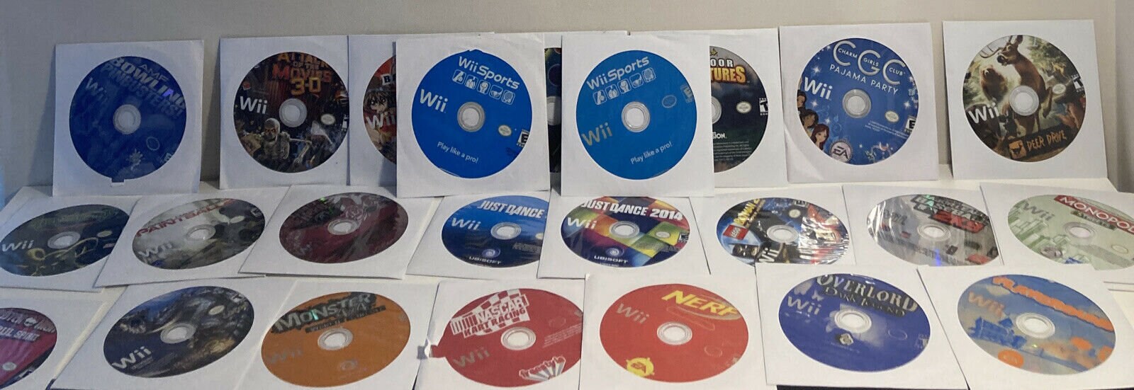 Nintendo Wii Video Games Authentic CD seulement Vendu Etsy