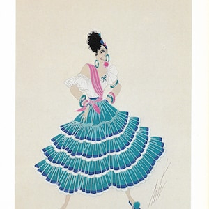 ERTE Print - Authentic 1978 Vintage Print