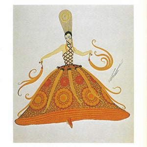 ERTE Print - Authentic 1978 Vintage Print