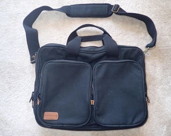 lands end briefcase canvas