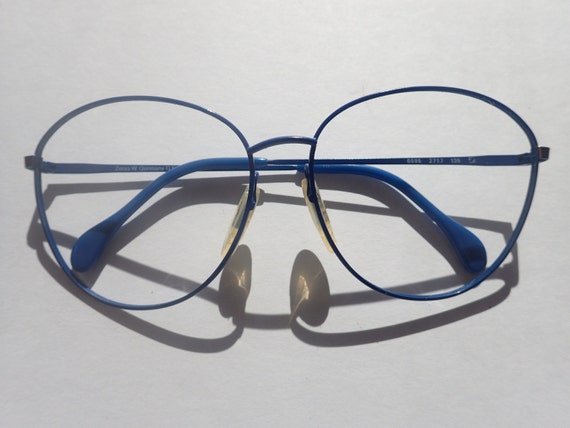 Zeiss P3 Eyeglasses/Sunglasses Frame Germany Blue… - image 1