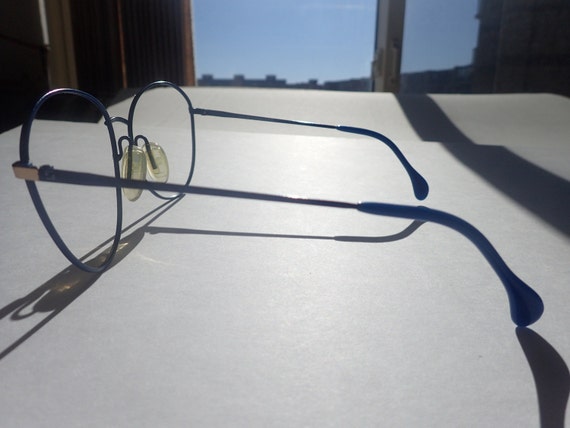 Zeiss P3 Eyeglasses/Sunglasses Frame Germany Blue… - image 2