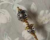 Long Victorian Hat Pin Gold Silver Choose your Length Sturdy Steel Stick Sharp Point Includes Clutch Hatpin HP4030