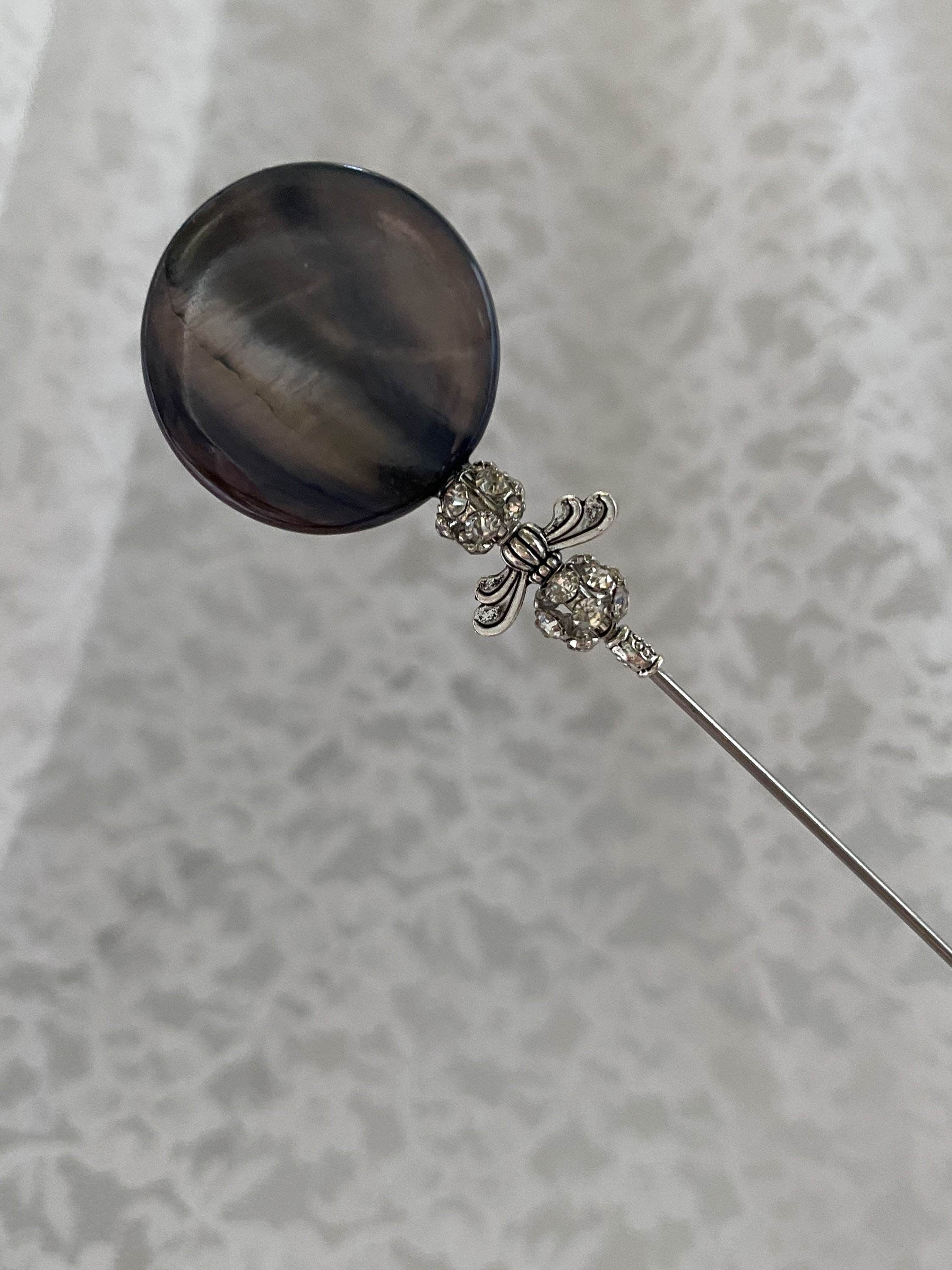 Mother of Pearl Hat Pin 6.5 Long Sturdy Stick With Point Etsy