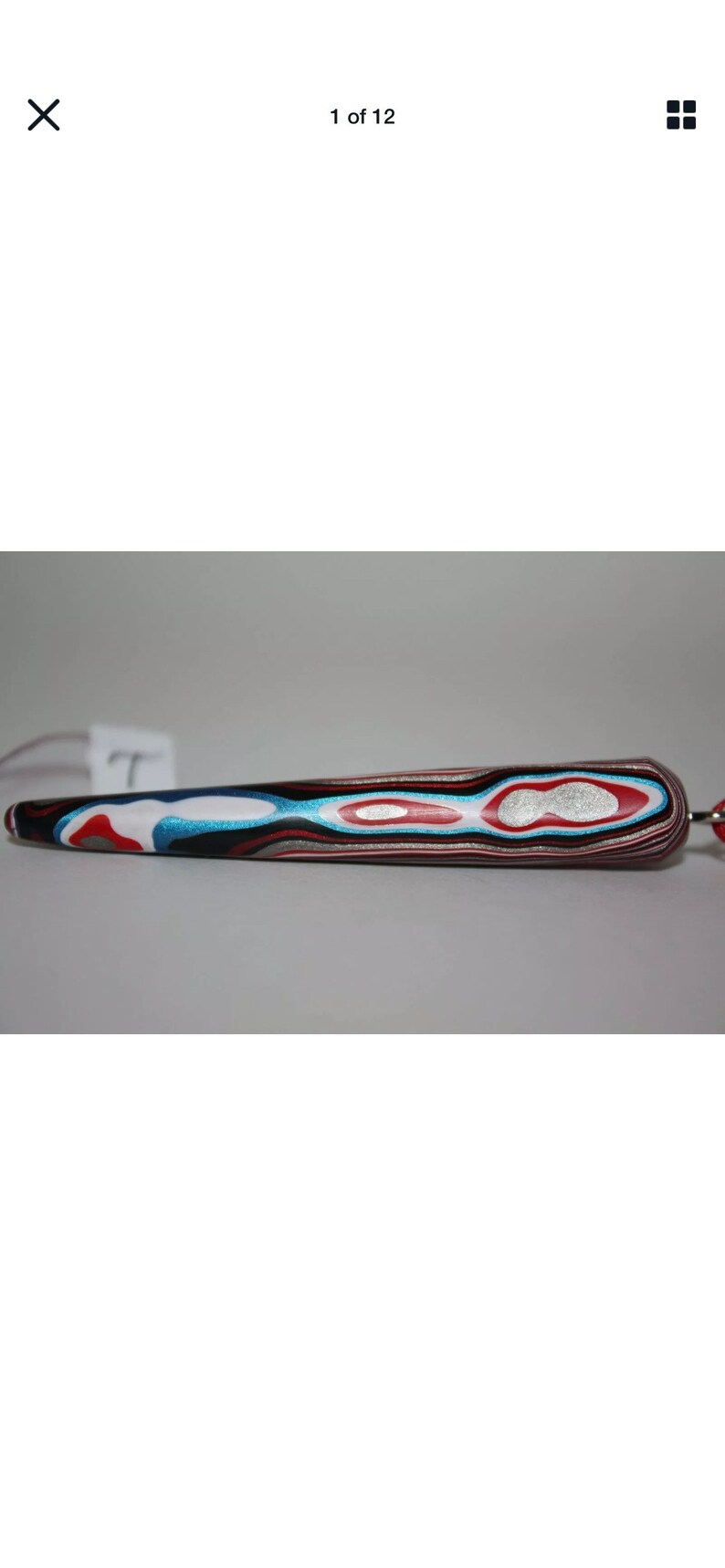 Pendant for Necklace Icicle Ornament Corvette Fordite Mirror Hanger Authentic Rare Drip Paint from Factory in Bowling Green, KY T