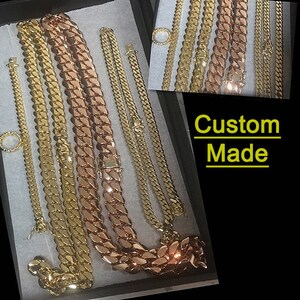 Solid 14K Gold Miami Men's Cuban Curb Link Bracelet Heavy 8 84.8 Grams ...