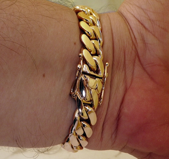 Miami Cuban Silver Bracelet, Cuban-Link Chain Bracelets