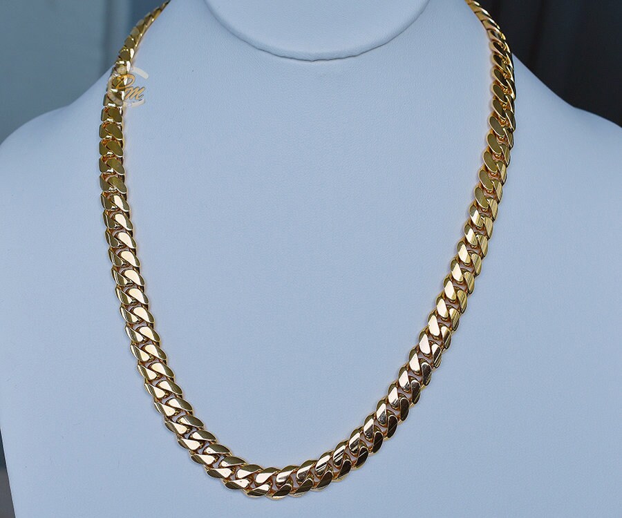 14K Gold Miami Men's Cuban Curb Link 
