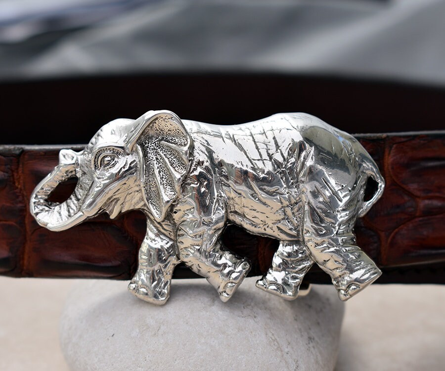 Elephant Belt Buckle Amazon.com: JEAN main image 2