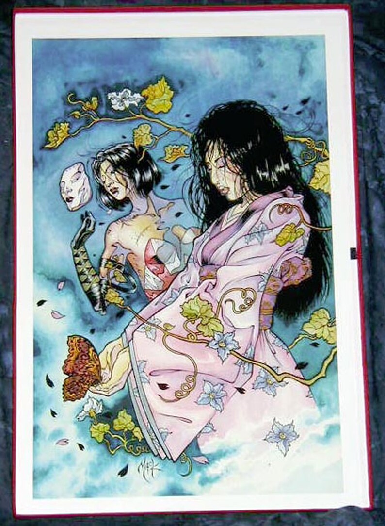 Kabuki Dreams Limited Edition German Portfolio David Mack 42 Prints 17 x 25 Deluxe Red Linen Box 0654 of 990 Graphic Novel image 3
