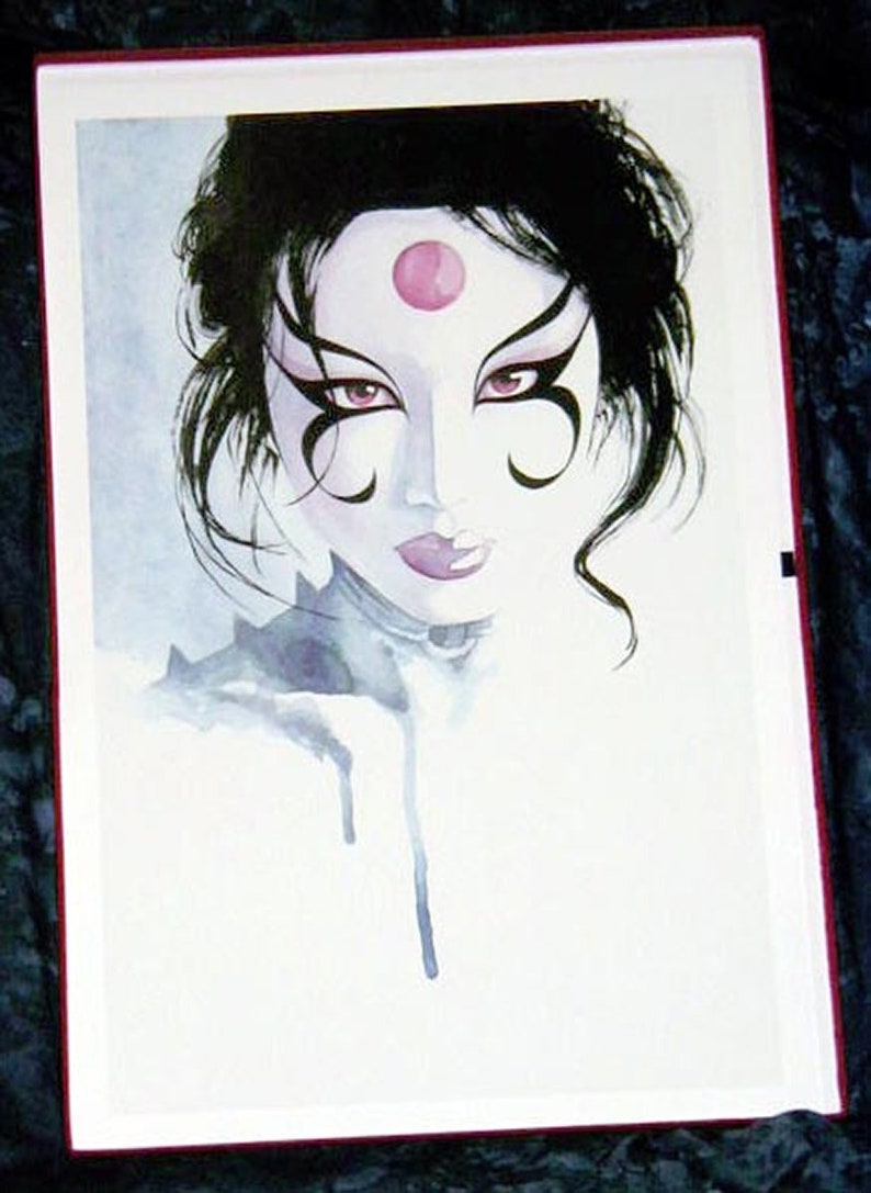 Kabuki Dreams Limited Edition German Portfolio David Mack 42 Prints 17 x 25 Deluxe Red Linen Box 0654 of 990 Graphic Novel image 1