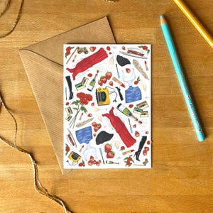 Jolie carte de voeux avec enveloppe | Carte d'anniversaire vierge pour le film des années 90 | carte comm. Rom | Carte d'anniversaire du millénaire