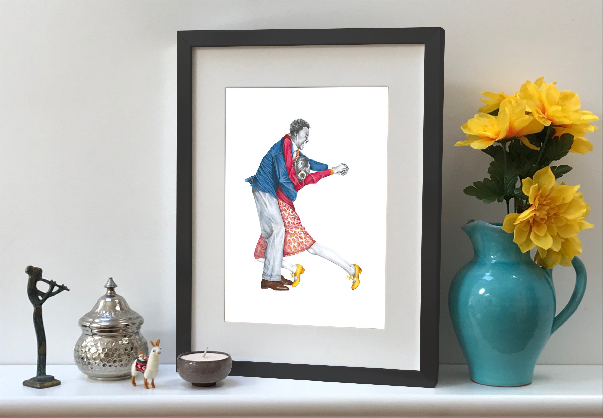 You ve been tangoed print lindy hop art print hand etsy
